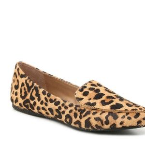 Steve Madden Feather Loafer-Black/Tan Leopard